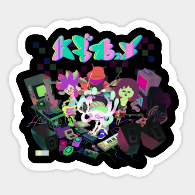 Chirpy Chips Band Splatoon Sticker TeePublic