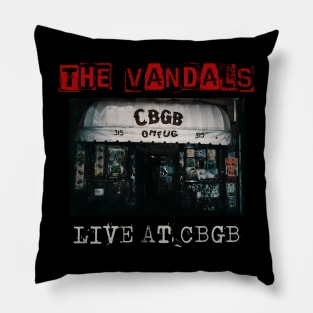 the vandals live at cbgb Pillow