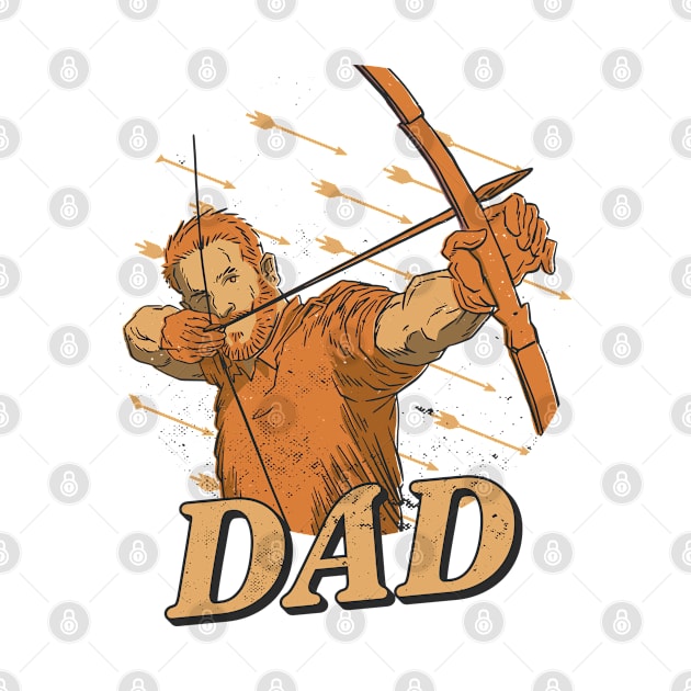 Archer Dad - Archery Father's Day by Krishnansh W.