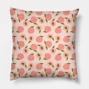 Peach Fruit Pattern Pillow