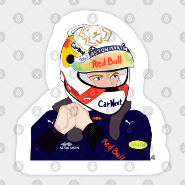 Max Verstappen Max Verstappen Autocollant Teepublic Fr
