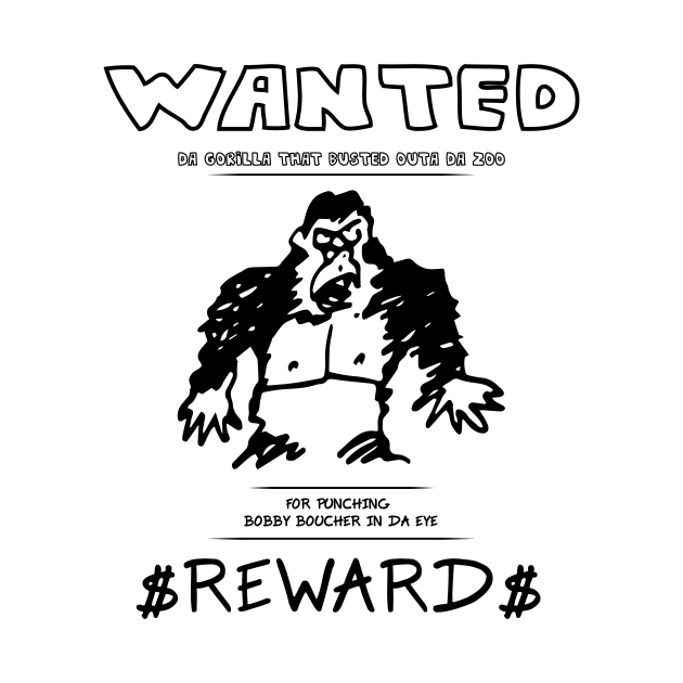 Wanted Gorilla - The Waterboy - Light by straightupdzign