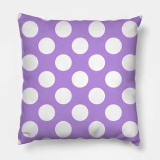 Purple Polka Dots, Polka Dot Pattern, Dots, Dotted Pillow