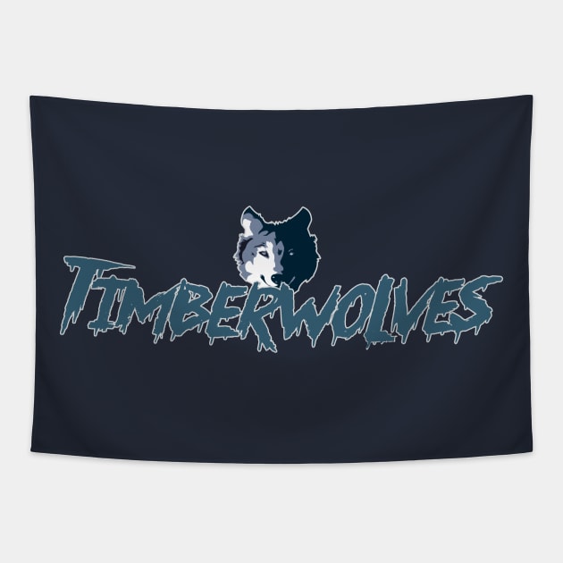 Minnesota Timberwolves Tapestry by BossGriffin