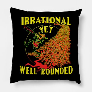 Irrational Pied Piper Pi Day Pillow