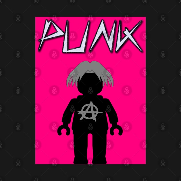 Punk Guitarist Minifig, Customize My Minifig by ChilleeW