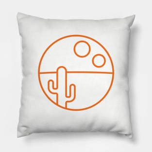 Camp Tatooine (Bright Orange) Pillow