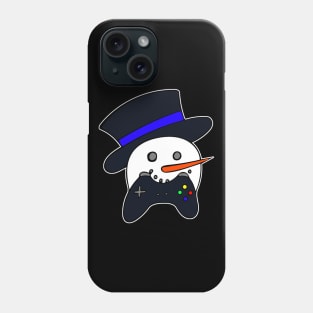 Snowman Face Gamer Phone Case