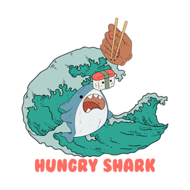 Hungry Shark by Oiyo