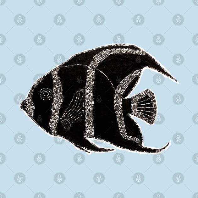 Moorish Idol Fish by Ava Ray Doodles