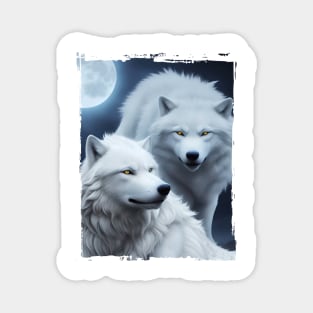 The night of the white wolves Magnet