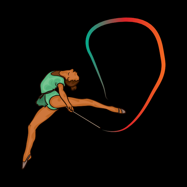 Gymnastic turn design for gymnasts who love gymnastics by SpruchBastler