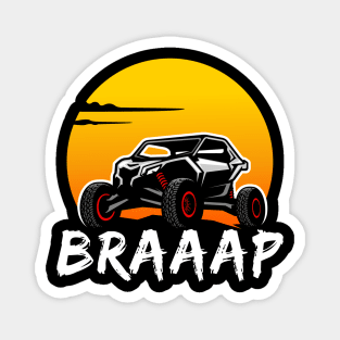 Funny All Terrain Off Road Braaap Magnet