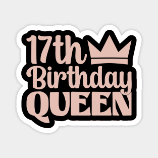 17th birthday queen Magnet