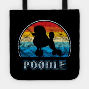 Poodle Vintage Design Dog Tote