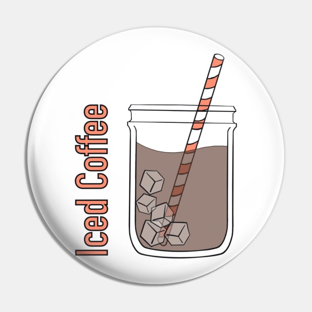 Iced Coffee Pin by smoochugs