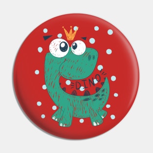 dino cartoon Pin