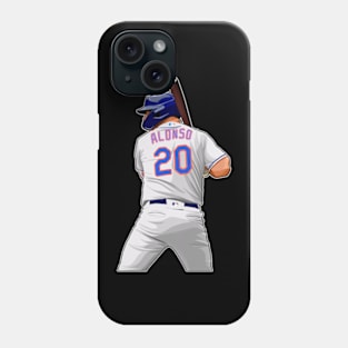 Pete Alonso #20 Ready Bats Phone Case