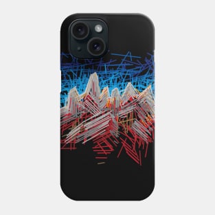 abstract mountain Phone Case