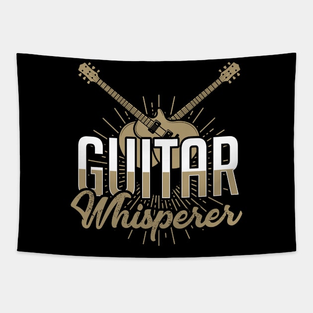 Guitar Whisperer Tapestry by ShirtsShirtsndmoreShirts