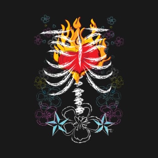 Monsters & Mayhem Collection: Burning Heart T-Shirt