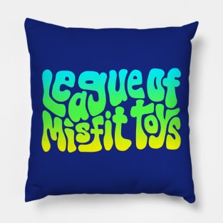 League of Misfit Toys Word Art Pillow