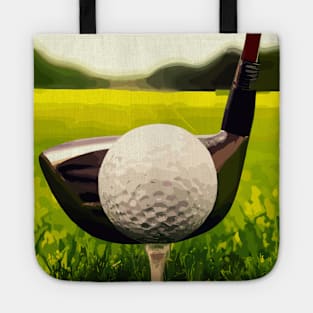 Golf Ball Tee Off Tote