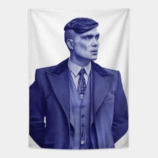 Tommy Shelby Illustration Tapestry