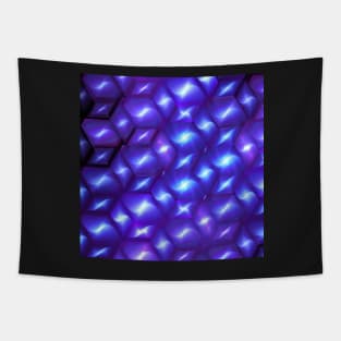 Fluorescent cubes Tapestry