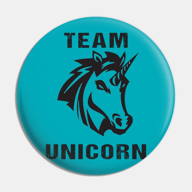 Team Unicorn Pin by GnarllyMama