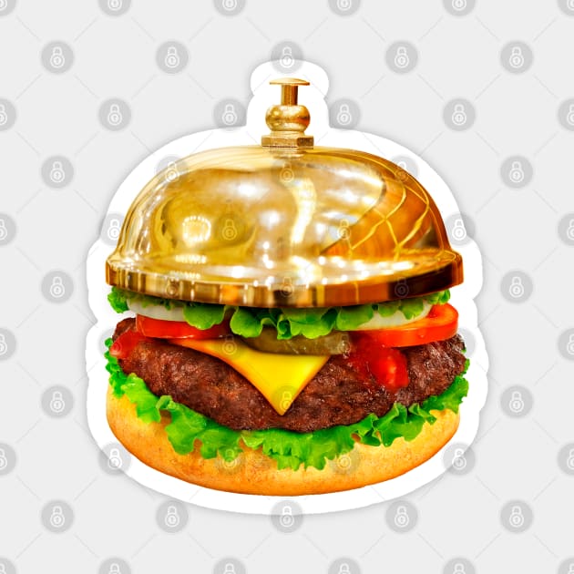 Burger calling Magnet by brain360