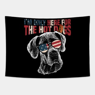 Great Dane Shirt Funny 4th of July Pup Tee Tapestry