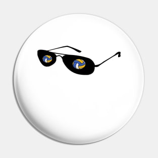 Volleyball Sunglasses Pin