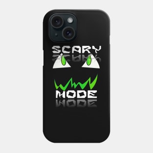 Jack O Lantern Face - Halloween Costume - Scary Mode - Glowing Green Phone Case