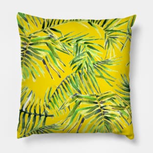 Seamless Watercolor tropic Pillow