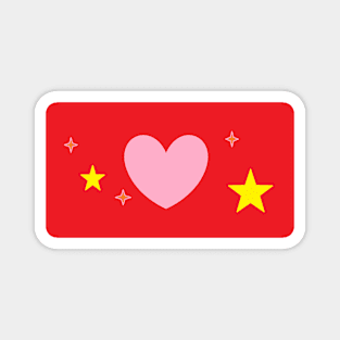 Heart and Stars Magnet