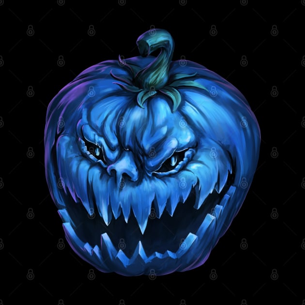 Blue pumpkin by Anilia