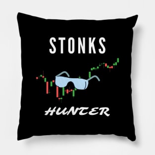 Stonks Hunter 2 Pillow