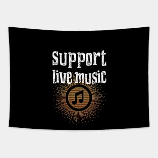 Music Support Live Music Tapestry