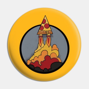 Pizza Rocket Pin