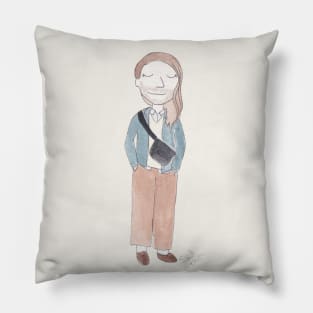 It's a nice day to visit the art gallery Pillow