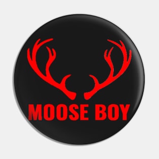 MOOSE BOY RED/BLACK Pin