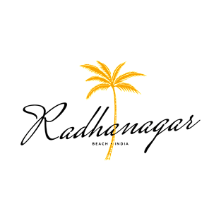 Radhanagar Beach, India Minimal Vintage Style T-Shirt