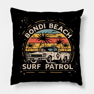 Bondi Beach Surf Patrol Pillow