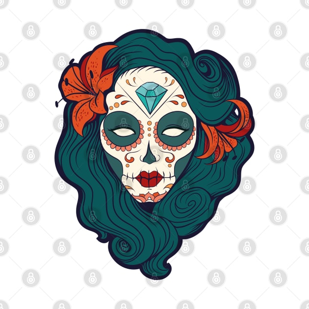 Sugar Skull Lady by GNDesign