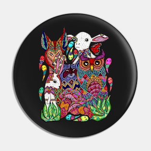 Woodland Creatures Pin