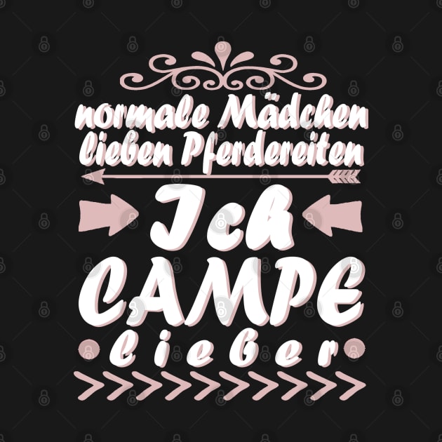 Campen Mädchen Sprüche Geschenk Zelten by FindYourFavouriteDesign