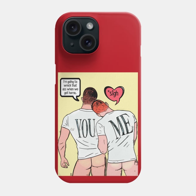 You & Me Comic Phone Case by JasonLloyd