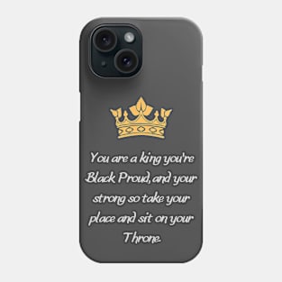 Black King Phone Case