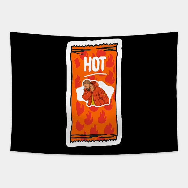 HOT SAWCE Tapestry by YourLuckyTee